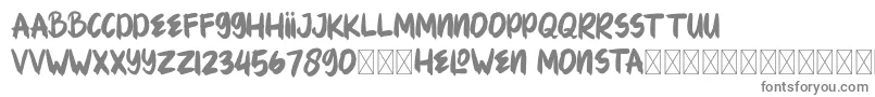 HELOWENMONSTA Font – Gray Fonts