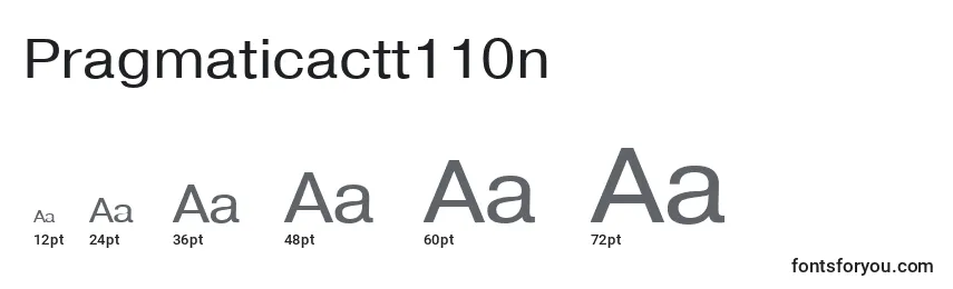 Pragmaticactt110n Font Sizes