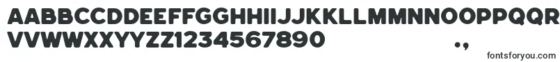 Czcionka Hemisphers Bold Sans – objętościowe czcionki