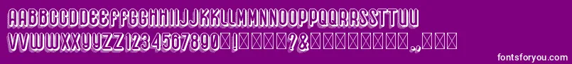 Hemondalisa Font – White Fonts on Purple Background