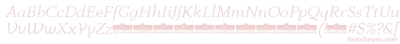 AnaphoraLightItalicTrial Font – Pink Fonts