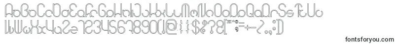 HENDERSON Hollow-Schriftart – Schriften für Google Chrome