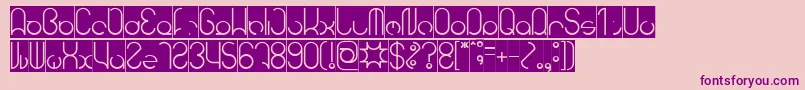 HENDERSON Inverse Font – Purple Fonts on Pink Background