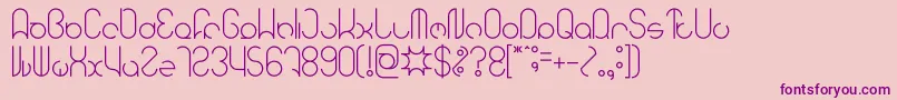 More about HENDERSON Light Font HENDERSON Light Font – Purple Fonts on Pink Background