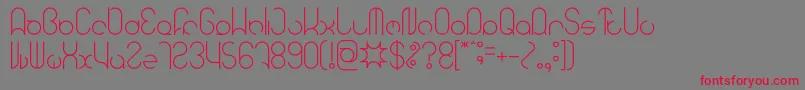 More about HENDERSON Light Font HENDERSON Light Font – Red Fonts on Gray Background