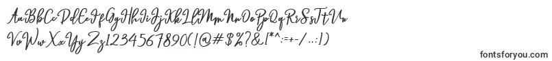 Шрифт Hendryan – шрифты для подписи