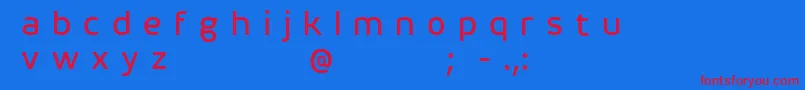 Lisätietoja Henorias-fontista Henorias-fontti – punaiset fontit sinisellä taustalla