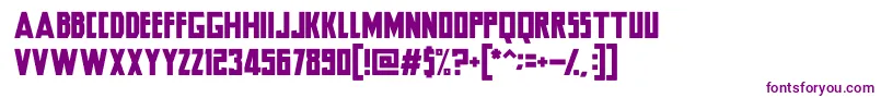 Hero Font – Purple Fonts