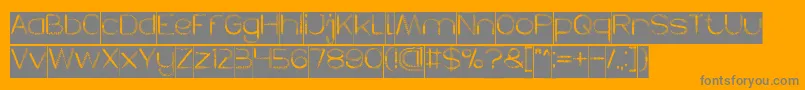 HERBALISM Inverse Font – Gray Fonts on Orange Background