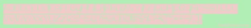 HERBALISM Inverse Font – Pink Fonts on Green Background