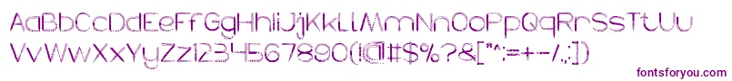 HERBALISM Font – Purple Fonts on White Background