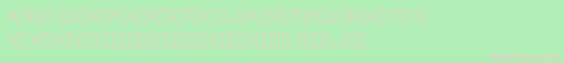 HereWeGoRodeo Regular Font – Pink Fonts on Green Background