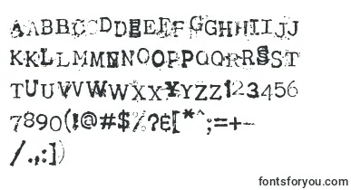  Tract font