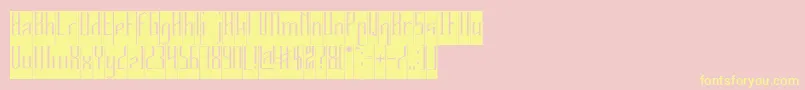 HERITAGE Inverse Font – Yellow Fonts on Pink Background