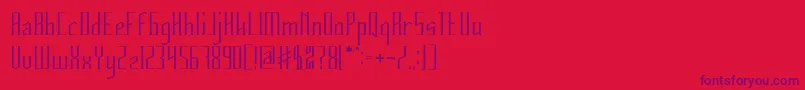 More about HERITAGE Font HERITAGE Font – Purple Fonts on Red Background