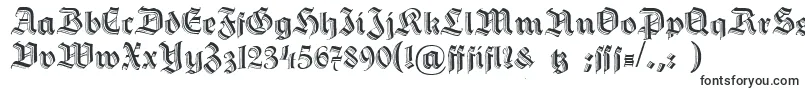 Шрифт Hermann Gotisch – готические шрифты