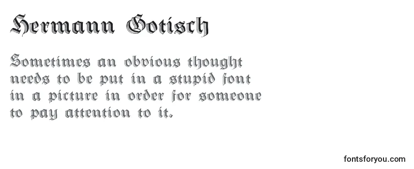 Hermann Gotisch Font