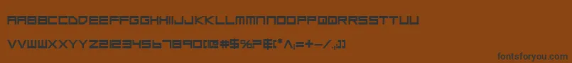 フォントLgsb – 黒い文字が茶色の背景にあります