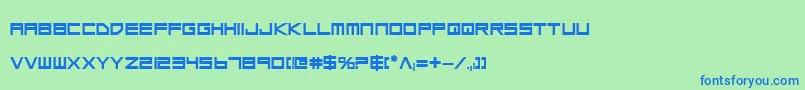 フォントLgsb – 青い文字は緑の背景です。