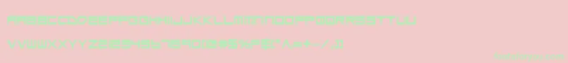 Lgsb Font – Green Fonts on Pink Background