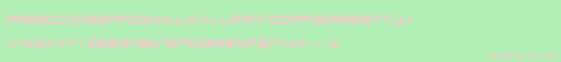 Lgsb Font – Pink Fonts on Green Background