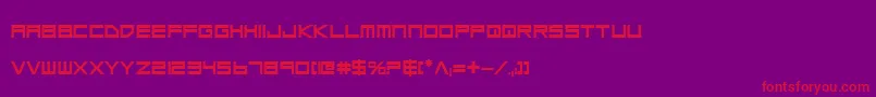 Lgsb Font – Red Fonts on Purple Background