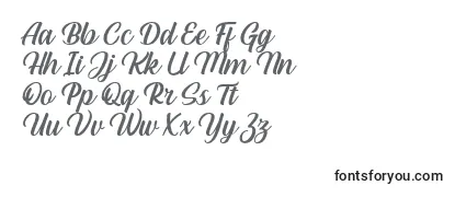 Hestina Font by Keithzo 7NTypes Font