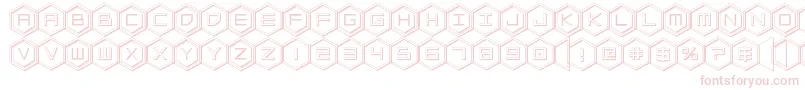 hexgon3d Font – Pink Fonts