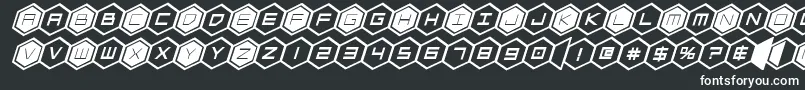 hexgonboldital Font – White Fonts