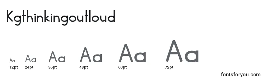 Kgthinkingoutloud Font Sizes