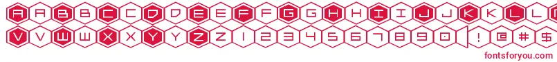 hexgonexpand Font – Red Fonts