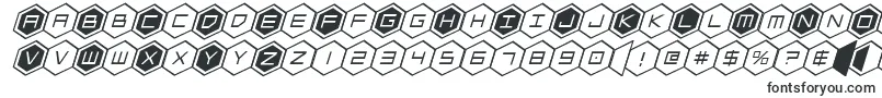 Czcionka hexgonital – czcionki dla Adobe Illustratora