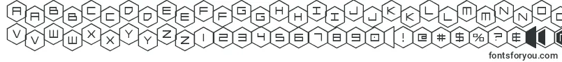 Шрифт hexgonstag – классные шрифты