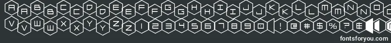 hexgonstag Font – White Fonts