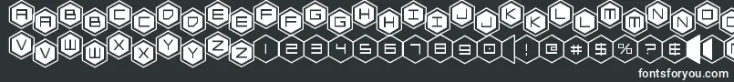 hexgonstag2 Font – White Fonts