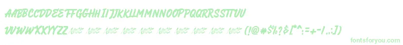 HeyBrights Font – Green Fonts on White Background