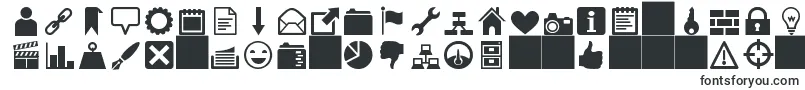 heydings icons-fontti – Helvetica-fontit