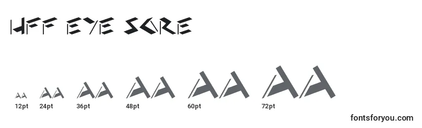 HFF Eye Sore Font Sizes