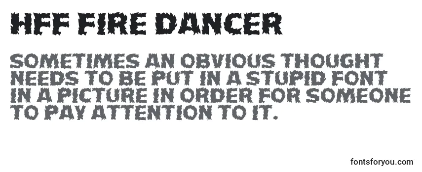 Schriftart HFF Fire Dancer (129554)