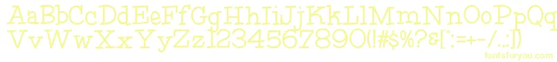 HFF Fourth Rock Font – Yellow Fonts