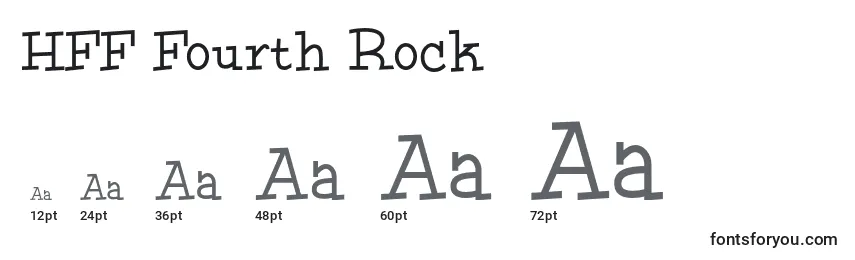 HFF Fourth Rock Font Sizes