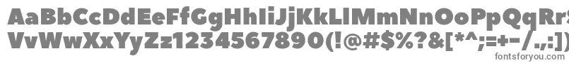 フォントPeaceSansWebfont – 灰色のフォント