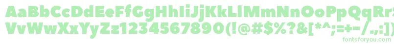 フォントPeaceSansWebfont – 緑のフォント