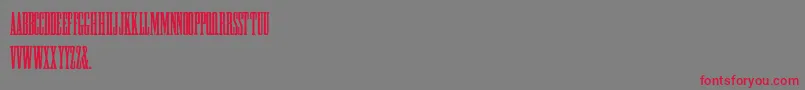 HFF Greek ExCon Font – Red Fonts on Gray Background