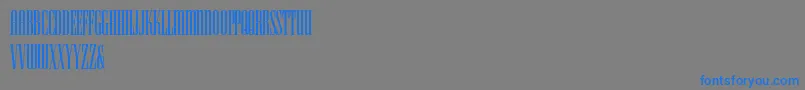 HFF Iconic Ionic Font – Blue Fonts on Gray Background