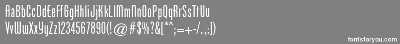 Cgphenixamerican Font – White Fonts on Gray Background