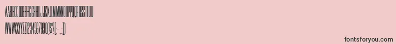HFF Jammed Pack Font – Black Fonts on Pink Background