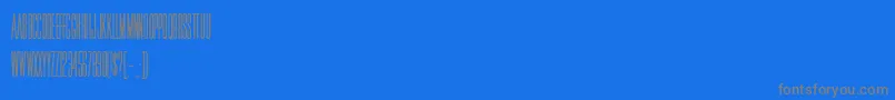 Fonte HFF Jammed Pack – fontes cinzas em um fundo azul