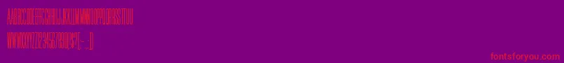 More about HFF Jammed Pack Font HFF Jammed Pack Font – Red Fonts on Purple Background