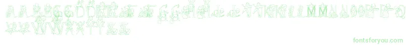 HFF Kids Stuff-Schriftart – Grüne Schriften